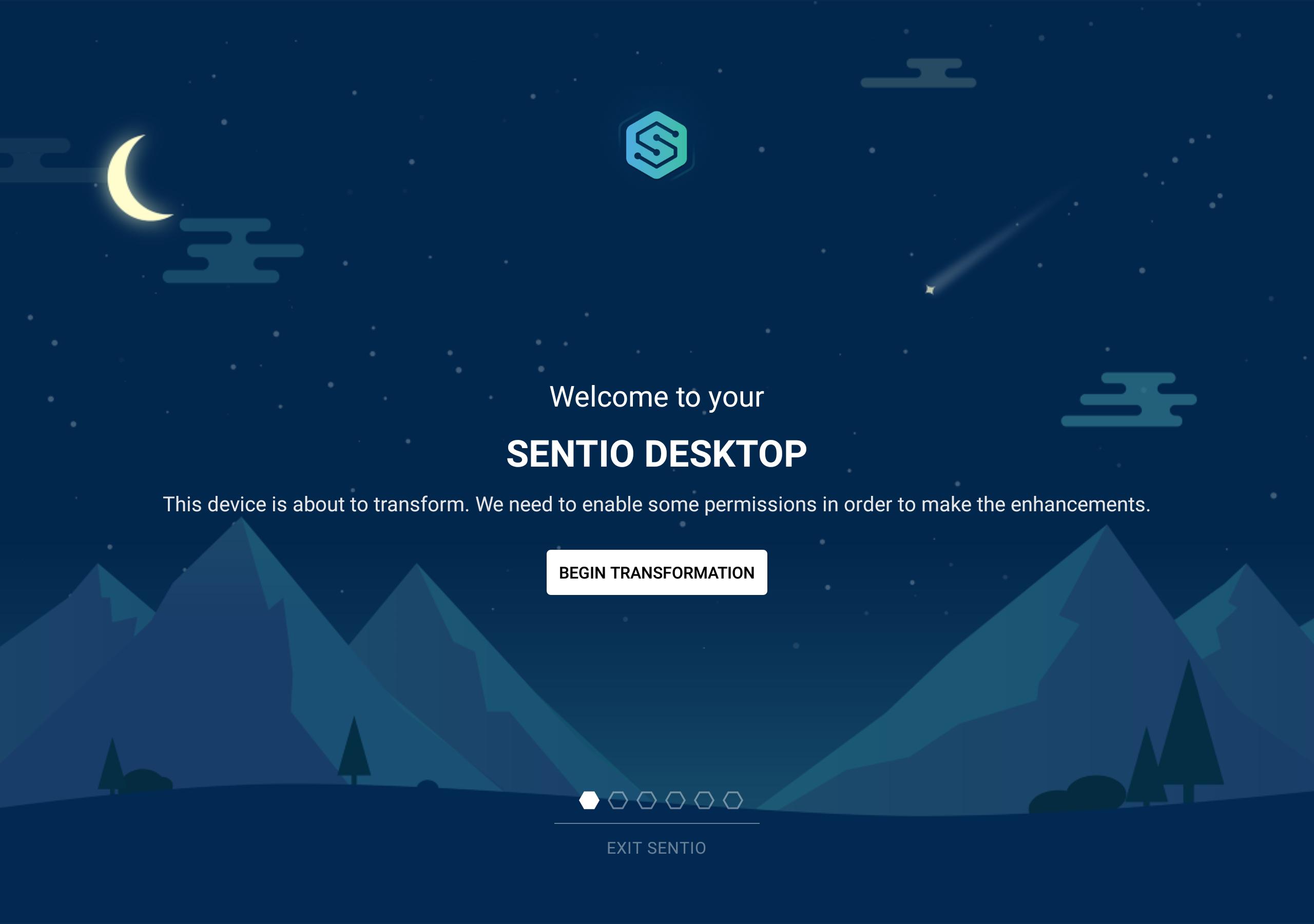 sentio desktop